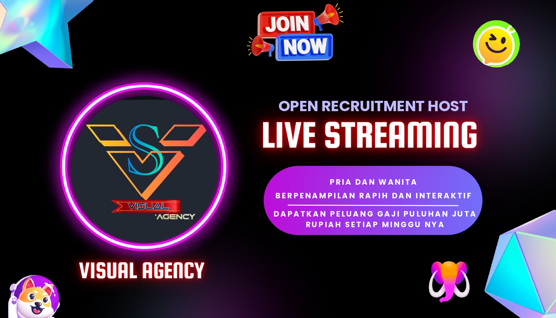 Open Recruitment Host